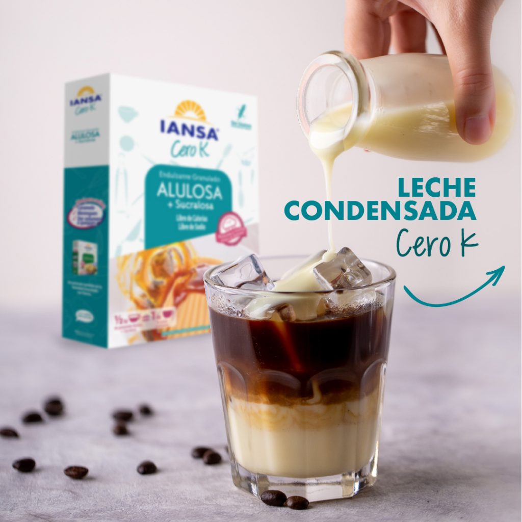 Leche condensada con Alulosa Sucralosa