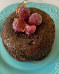 Mugcake relleno de manjar