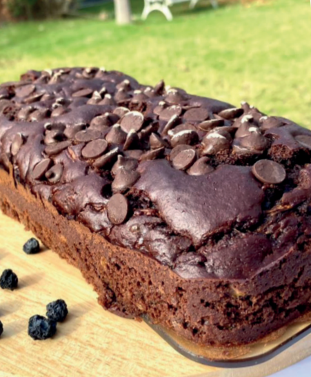 Queque Zuchini y Chocolate