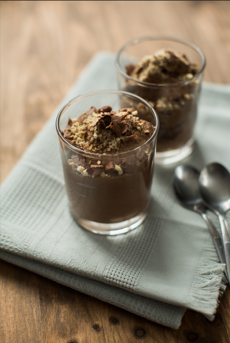 Mousse de chocolate light